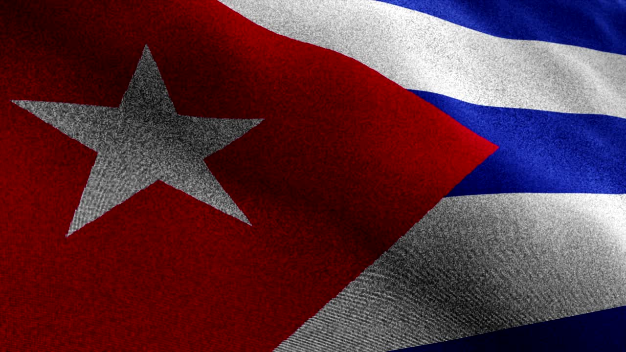 쿠바, 섬유 카 배경, 애니메이션, 렌더링, 루프