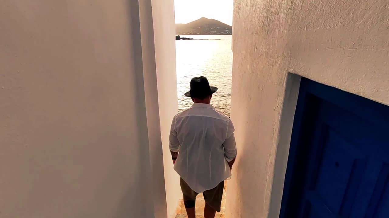 caminando por los callejones de naoussa