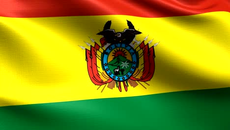 bolivia looping flag 4k