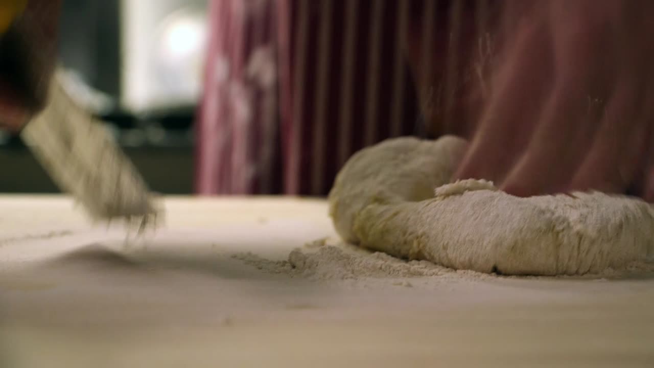Preparazione di pasta fresca.