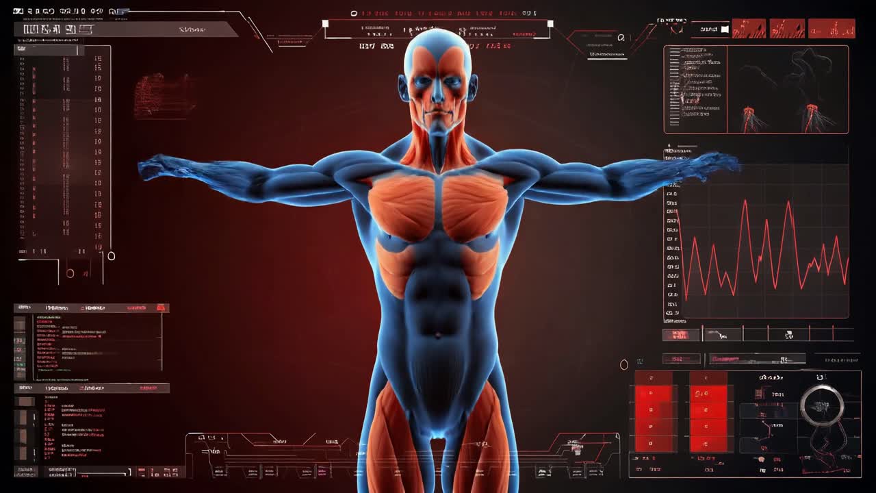 Digital Analysis of Human Muscular System with Futuristic Interface