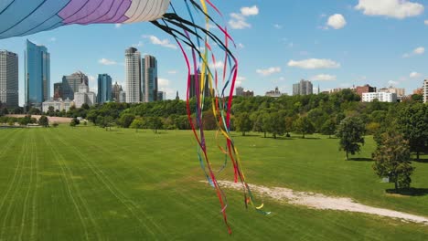 Rainbow-Windsock-style-flag-blows-in-the-wind