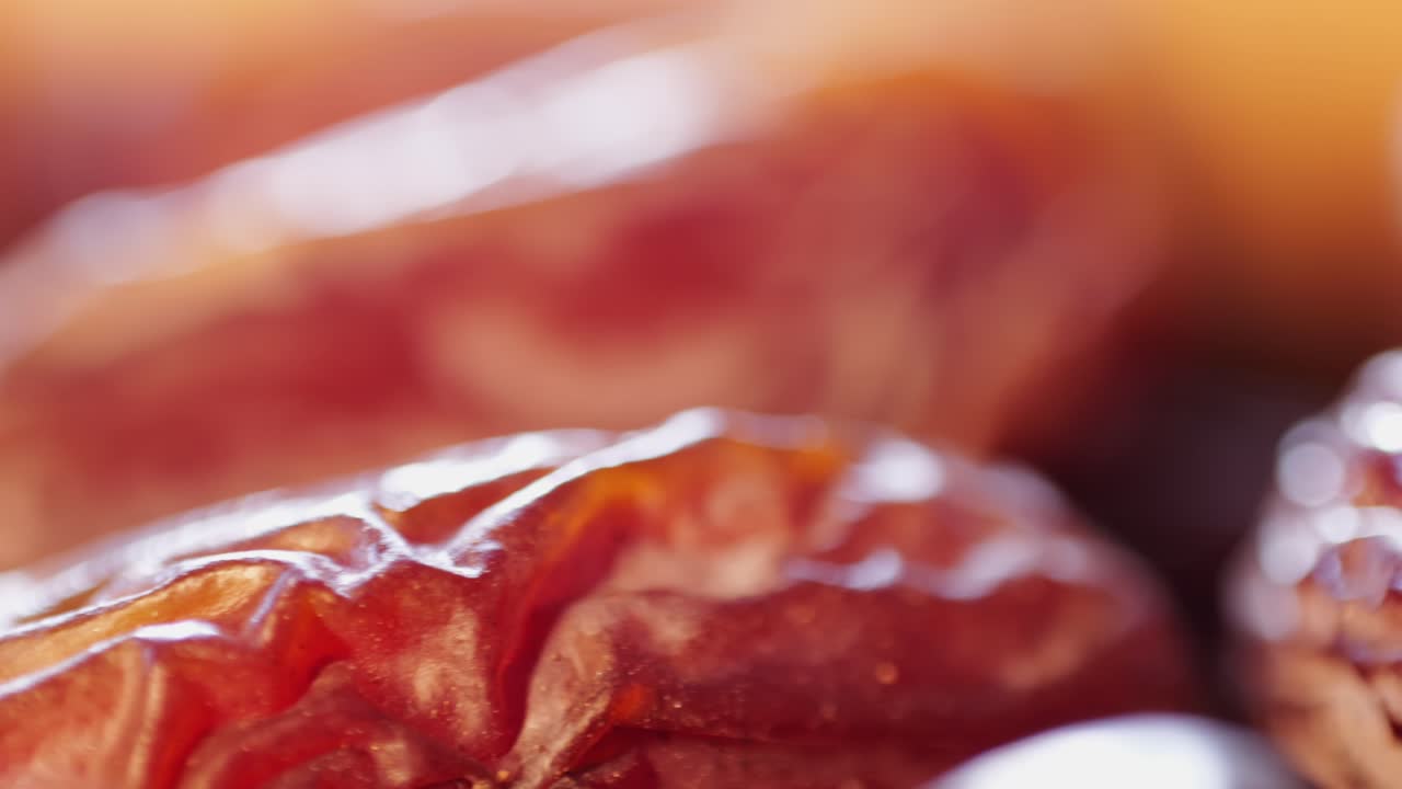 Close-up of Dried Dates