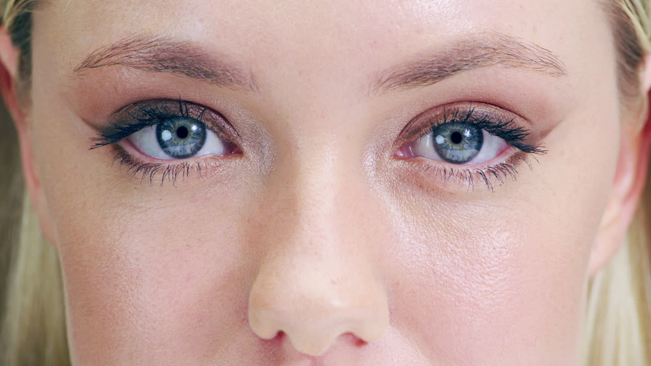 She's got beautiful bright blue eyes