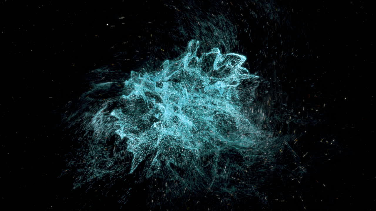 5G font with universe background, 3d rendering.