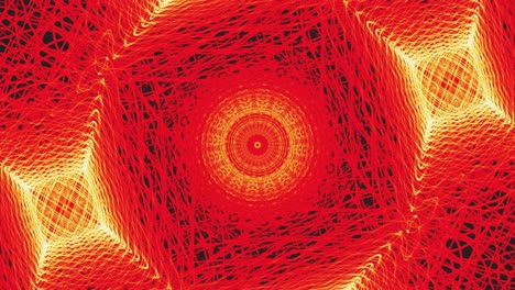 en rojo en movimiento