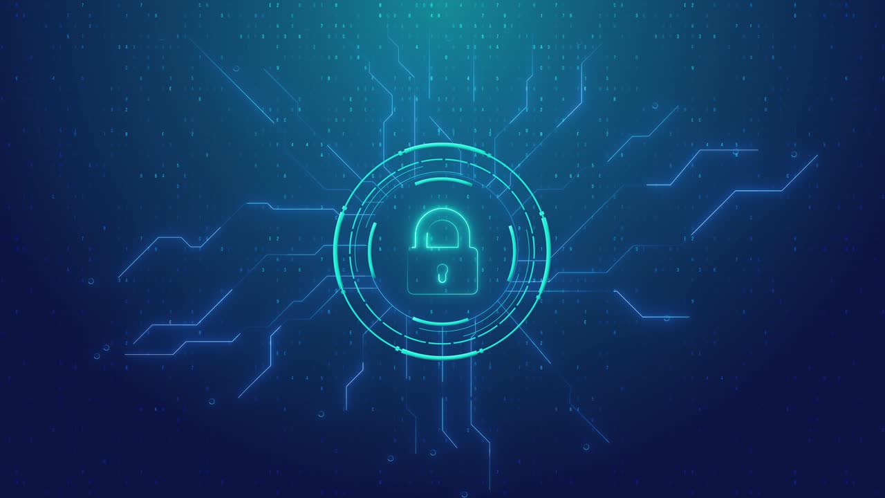 Blockchain cybersecurity data protection secure crypto wallet security hologram virtual hud shield