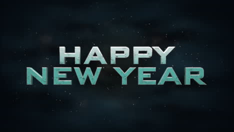 Happy-New-Year-with-blue-sky-and-stars-in-galaxy