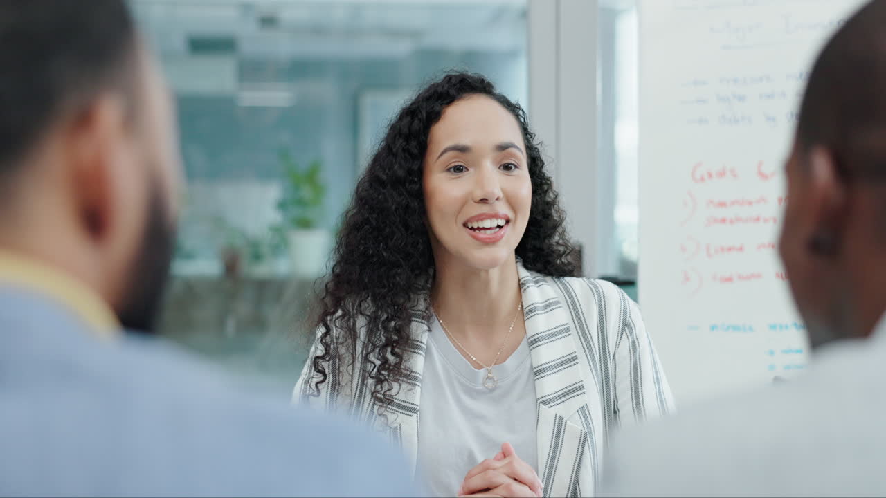Face, recruitment or businesswoman in job