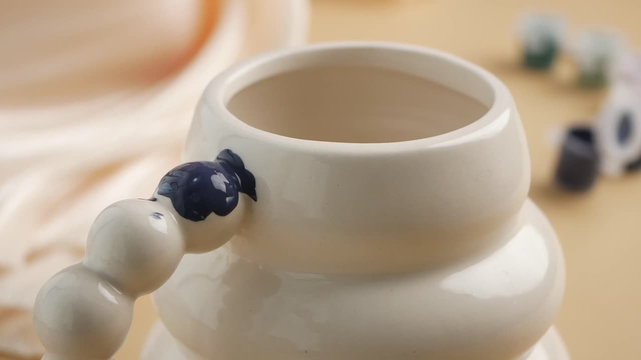 Painting a Ceramic Vase