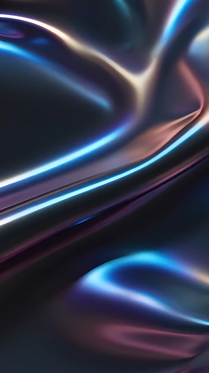 Abstrakt Metalliske Bølger Baggrund 4K