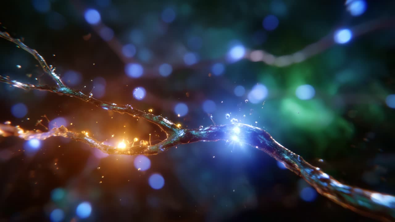 Circuits of Energy: A Stunning Visual Journey through the Connection of Neural Pathways, Representing the Awe-Inspiring Complexity of Human Thought and Emotion