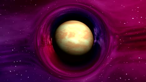 venus en el espacio curvo