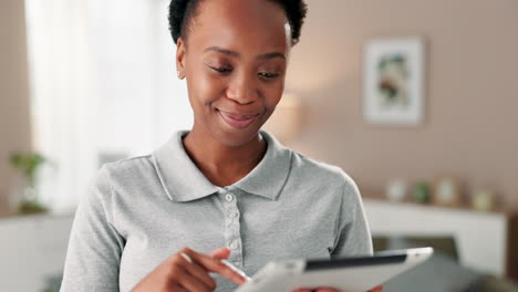 woman using a tablet