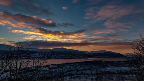 morning colours in tromsø, norway