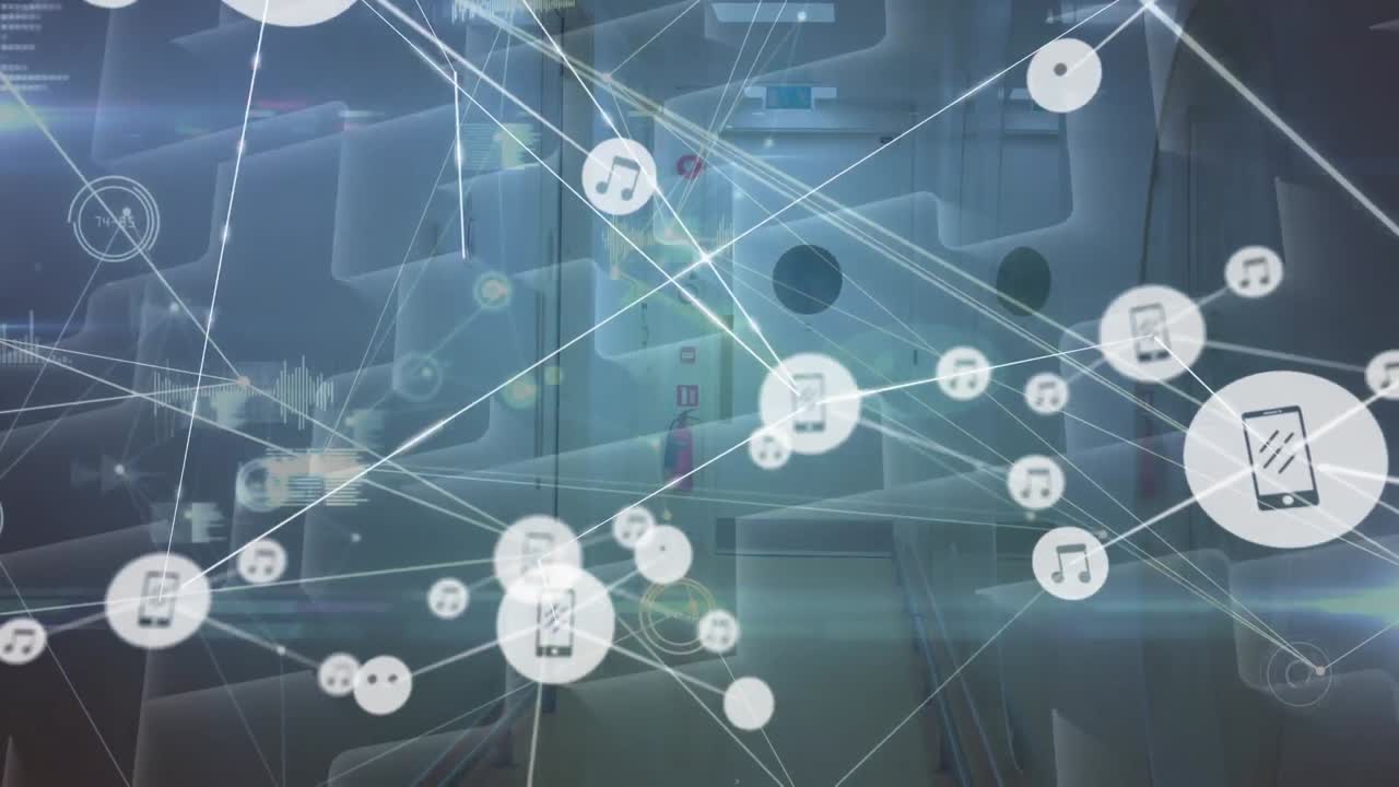 연결 네트워크의 애니메이션과 데이터 처리