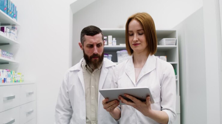Persone che usano il tablet al chiuso