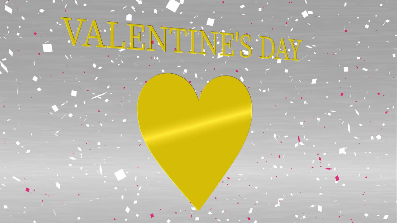 mensaje de valentín texto animación gráficos de movimiento