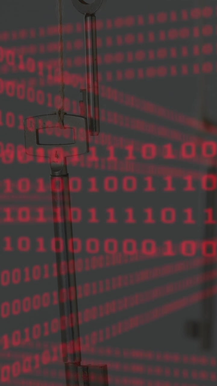 Animation of binary coding data processing over scope scanning