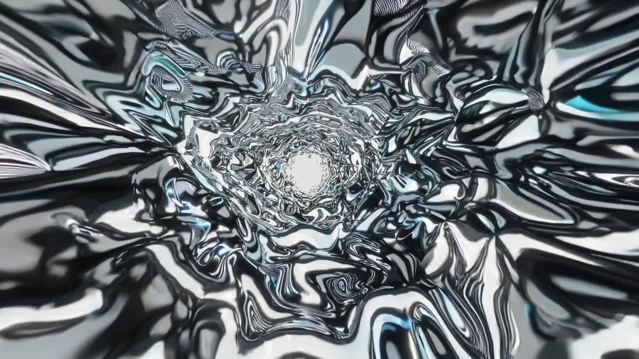 Motivo astratto a vortice metallico