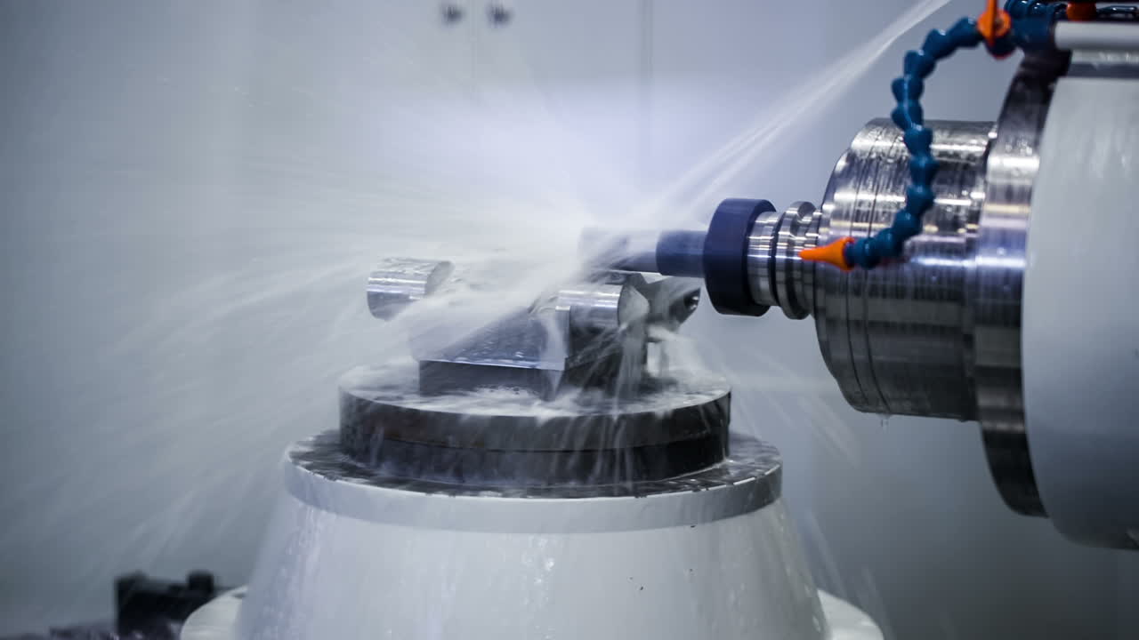 금속 가공 cnc 밀링 머신.