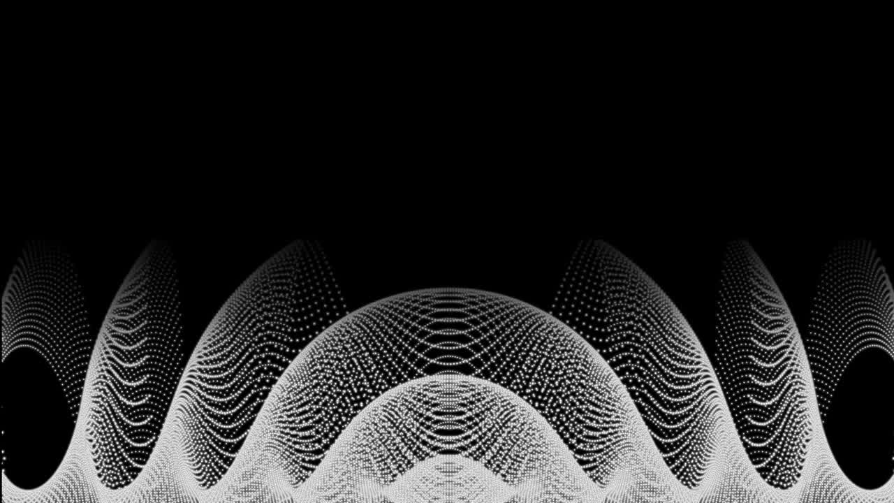 animazione di una rete di connessioni di rete che si muove in un ciclo senza interruzioni su uno sfondo nero