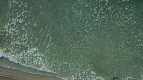 abstract wave sea beach on top view.