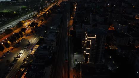 Aerial-Drone-Shot-City-Traffic