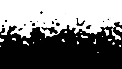 grafica in movimento cgi astratta, sfondo animato con forme in movimento in bianco e nero. ciclo di progettazione in movimento cg.