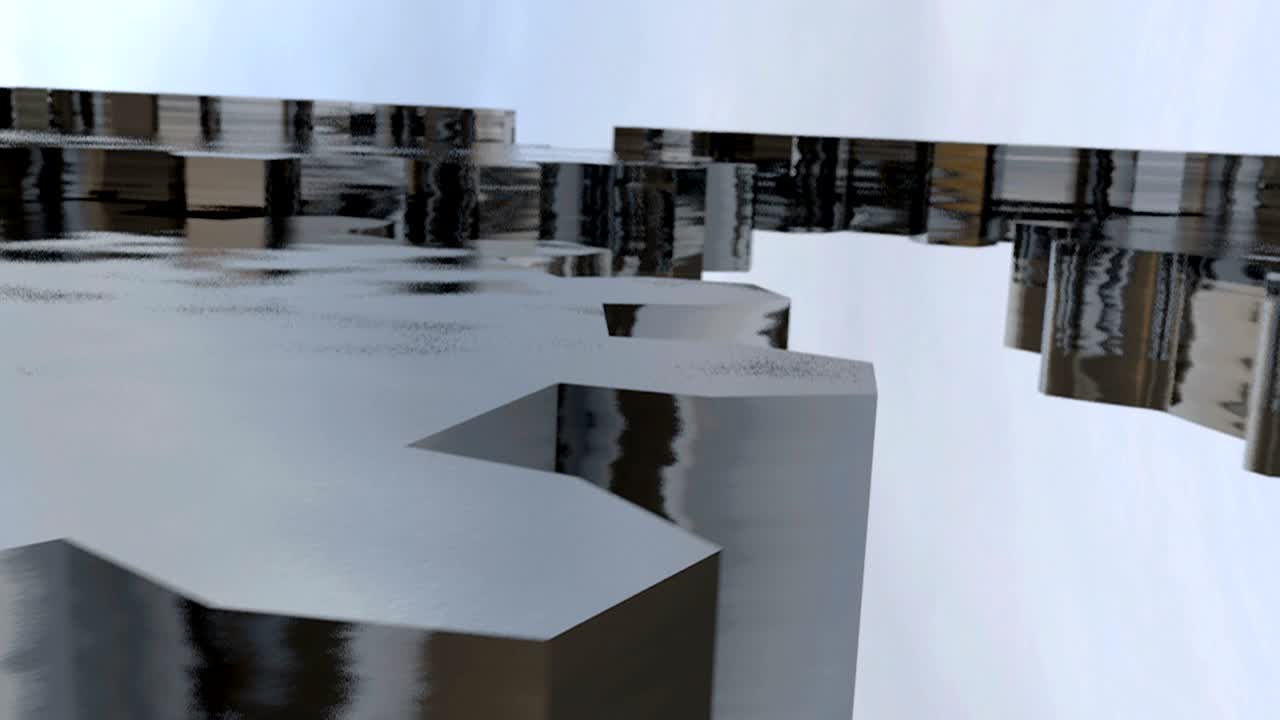 fondo abstracto con engranajes 3d
