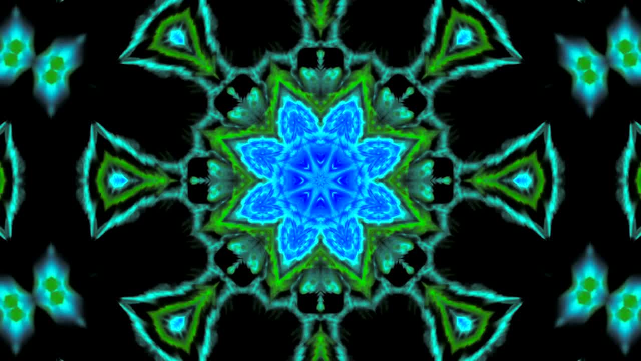movimiento de fondo de kaleidoscopio abstractamente colorido