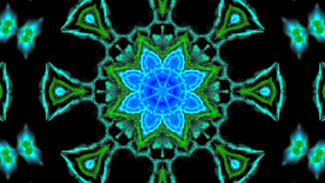 movimiento de fondo de kaleidoscopio abstractamente colorido