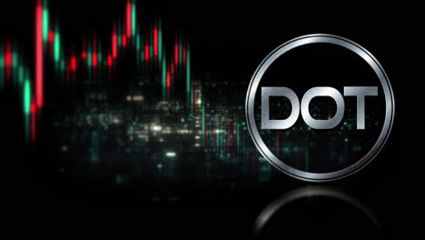 futuristic digital background highlighting advanced cryptocurrency and encryption technology, featuring blockchain networks and secure cryptographic systems : dot