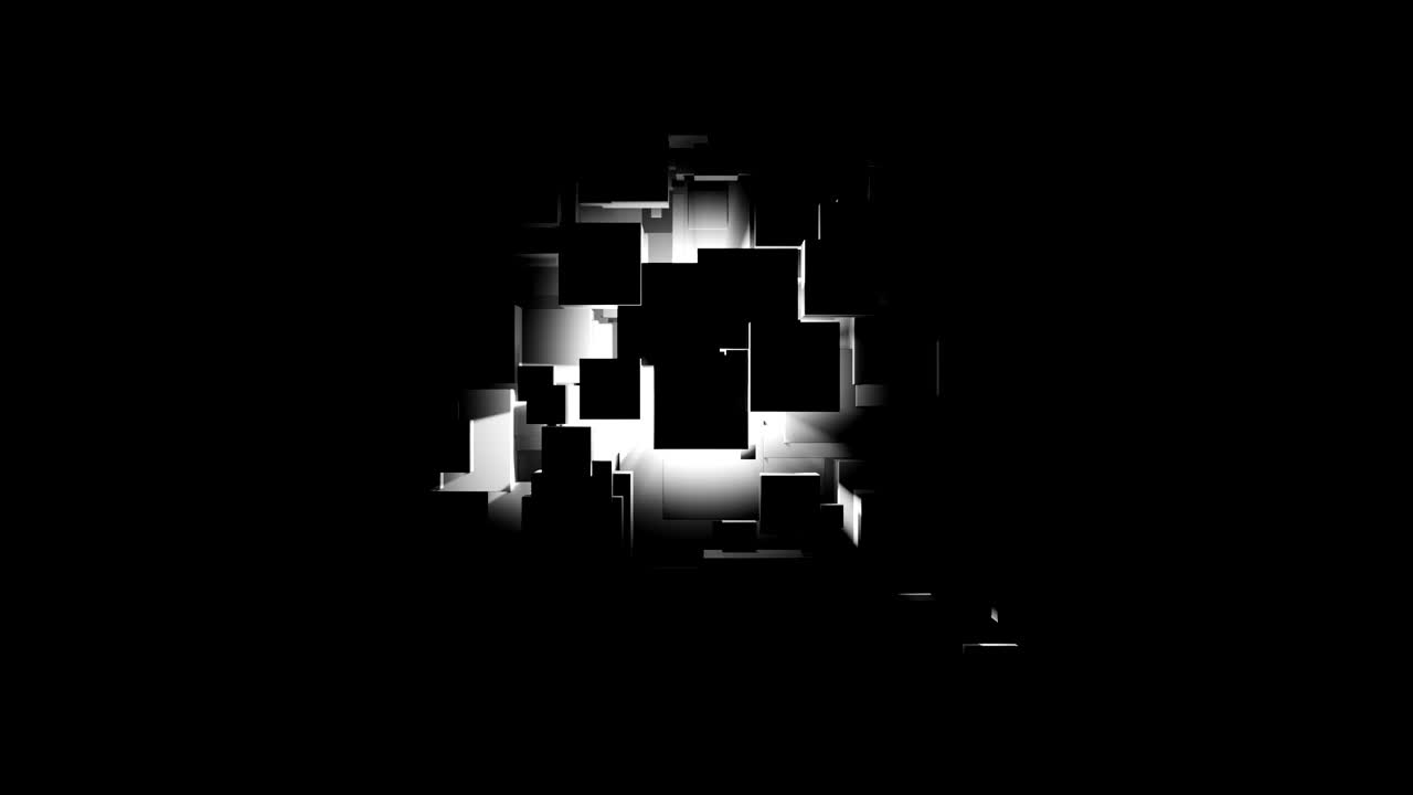 상자의 추상적인 배경, 빛의 광선