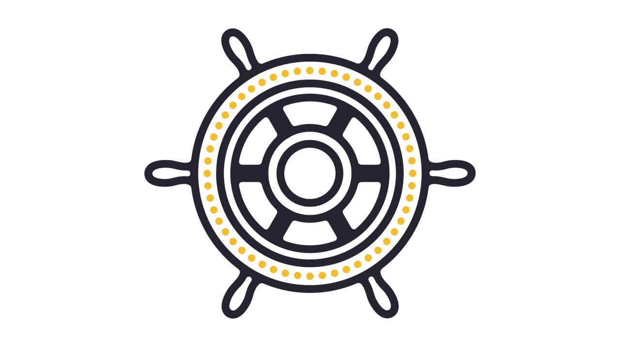 animación del icono de la línea de vela