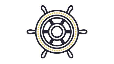 세일링 라인 아이콘 애니메이션