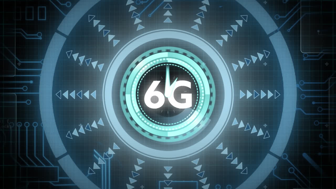 6g 텍스트, 시계, 범위, 글로브 및 데이터 처리의 애니메이션