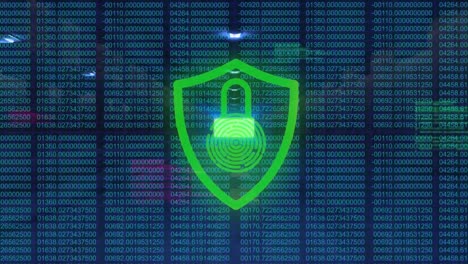 Sicherheitsschloss-Symbol-Gegen-Datenverarbeitung