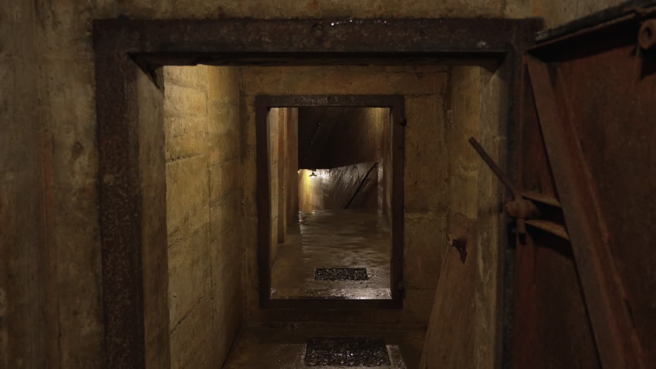 Military Hospital Cave Vietnam war medical facility tunnel Southeast Asia Cat Ba