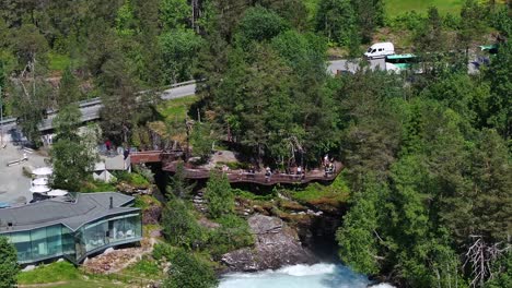 the fantastic gudbrandsjuvet is just a short drive from valldal, norway