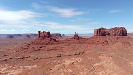 4k aerial of monument valley, utah, usa - august 2023