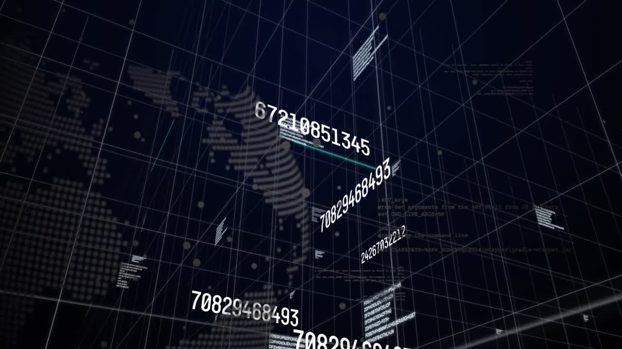 The purpose of this program is to generate a video of financial data processing with a spinning glob