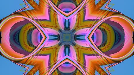 un mandala animado alucinante y hipnotizante.