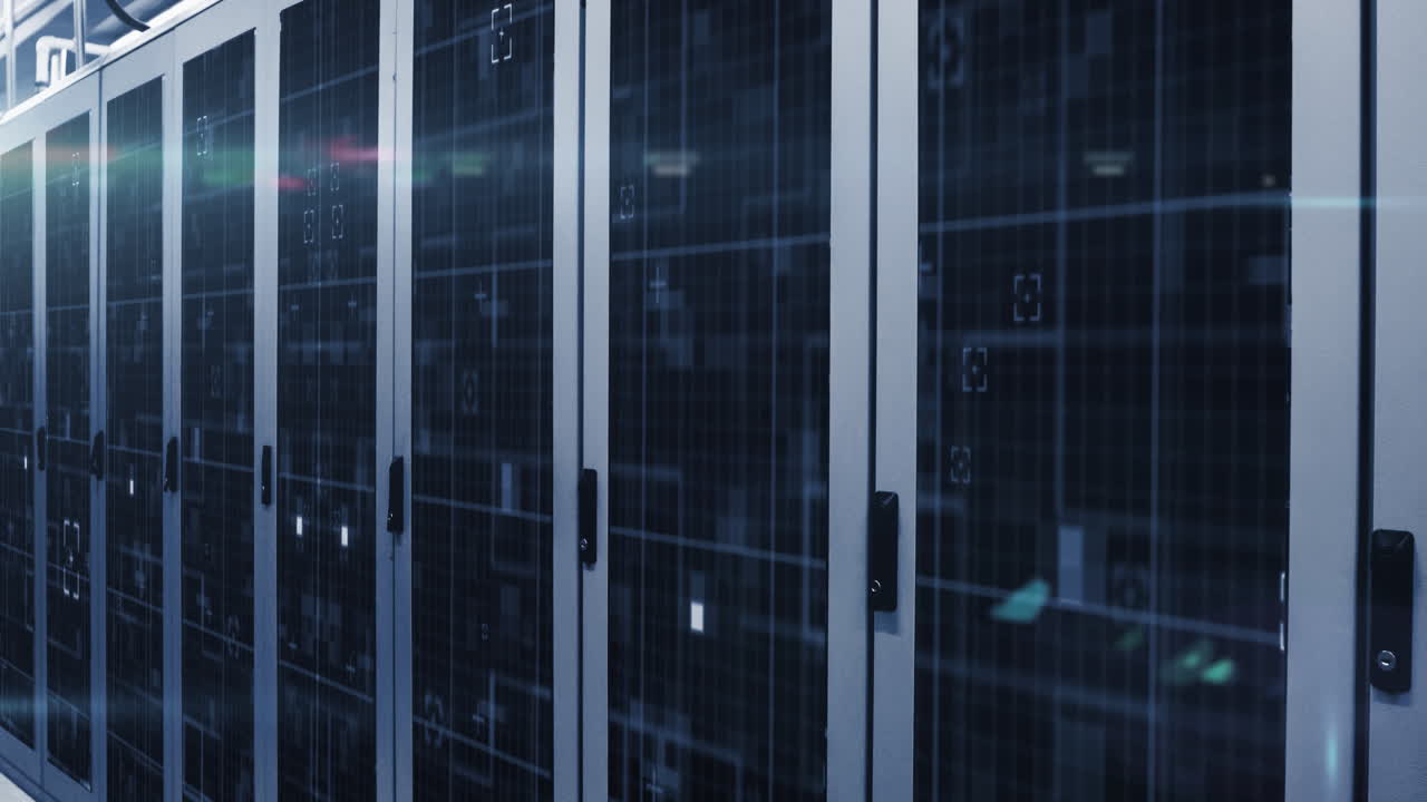 View of a server room