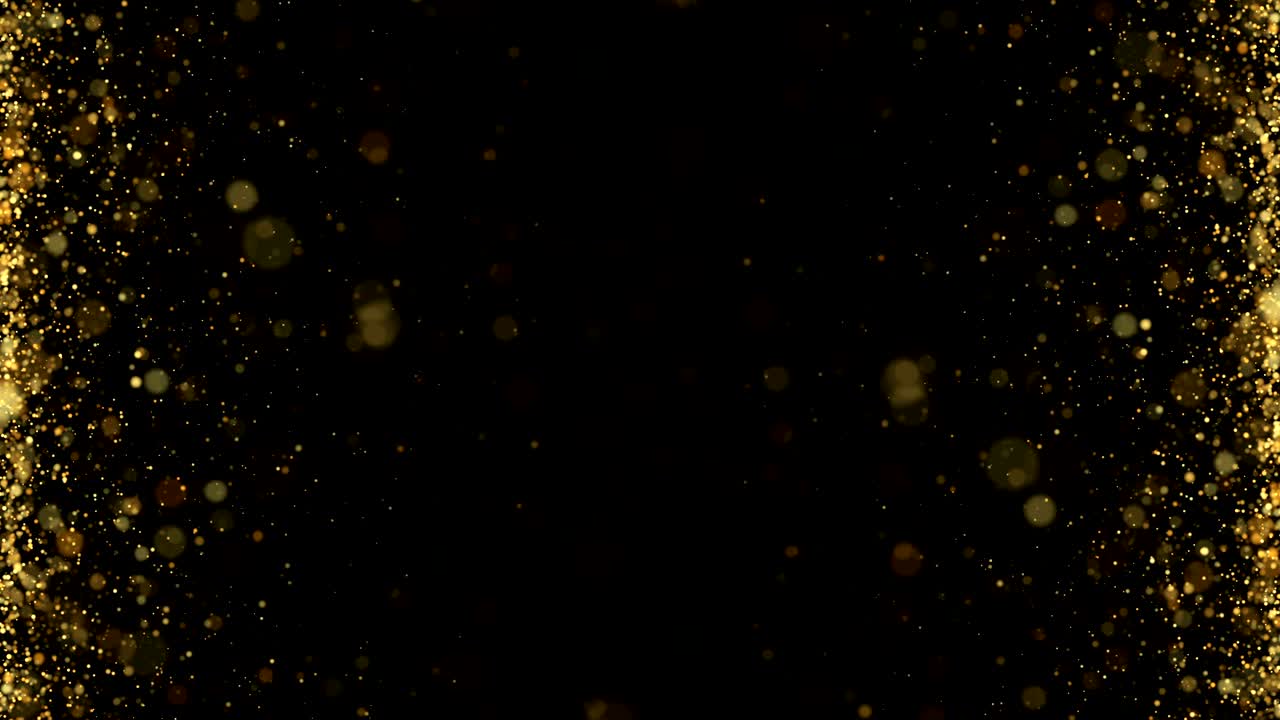 Gold Glitter Background. Golden Rain. Loop Animation | Premium Stock ...