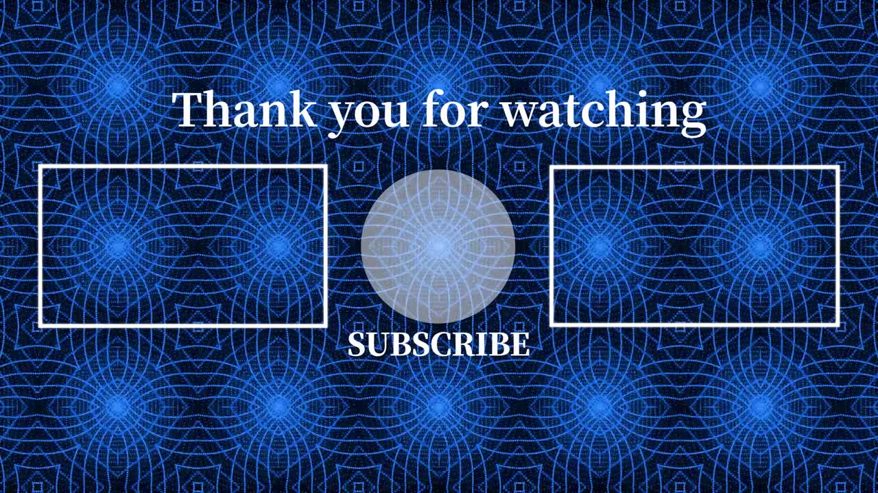 patrón de caleidoscopio tarjeta de finalización pantalla de finalización gráficos de movimiento