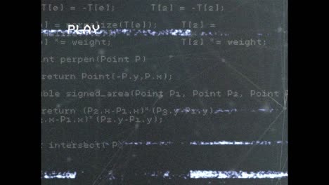 Animation of data processing with networks of connections