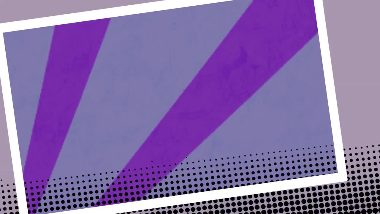 animación de la pantalla con rayas púrpuras giratorias que se mueven en movimiento hipnótico en un bucle sin costuras