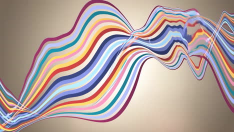 fondo de líneas onduladas abstractas y coloridas