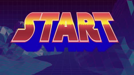 start sign and graphs